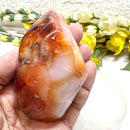 Small Carnelian Twisted Flames (Creativity & Passion)