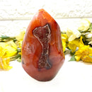 Small Carnelian Twisted Flames (Creativity & Passion)