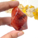 Small Carnelian Twisted Flames (Creativity & Passion)
