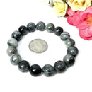 Black Cats Eye Round Bead Bracelet (Protection from Psychic Attacks)