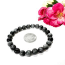 Black Cats Eye Round Bead Bracelet (Protection from Psychic Attacks)