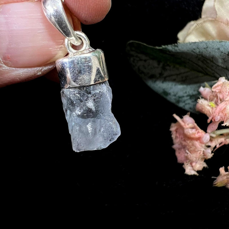 Celestite Rough Pendant in Silver (Angel Connection)