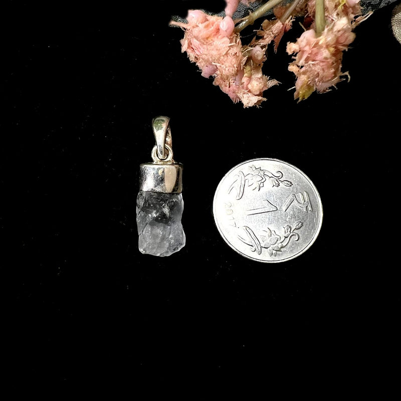 Celestite Rough Pendant in Silver (Angel Connection)