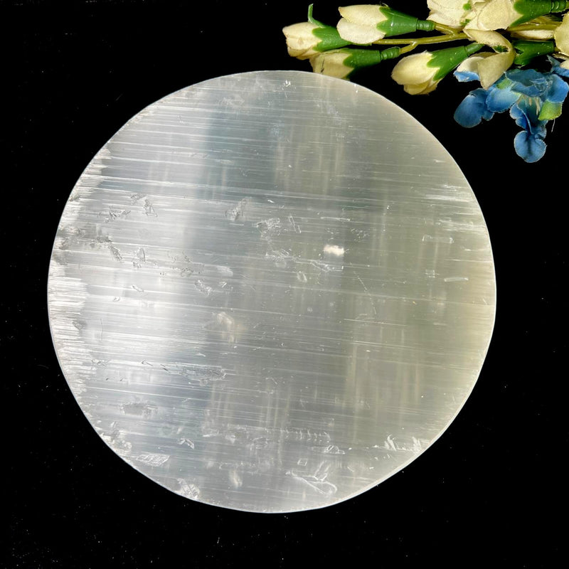 Selenite Large Charging Plates ( 6 inch)