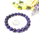 Charoite Round Bead Bracelet (Spiritual & Emotional Balance)