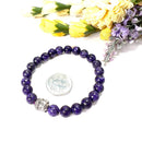 Charoite Round Bead Bracelet (Spiritual & Emotional Balance)