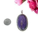Charoite Premium Silver Pendants (Spiritual Transformation)
