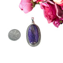 Charoite Premium Silver Pendants (Spiritual Transformation)