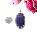 Charoite Premium Silver Pendants (Spiritual Transformation)
