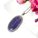Charoite Premium Silver Pendants (Spiritual Transformation)
