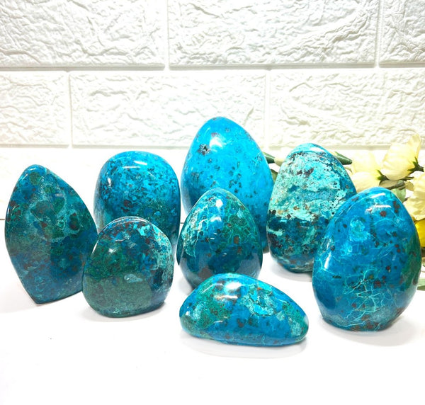 Chrysocolla Free Forms from Peru