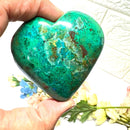 Chrysocolla Hearts from Peru (Communication & Love)