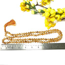 Citrine Round Beads Necklace Stone Mala (Career Growth)