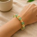 Citrine & Green Aventurine Bracelet Alternate beads (Career Growth)