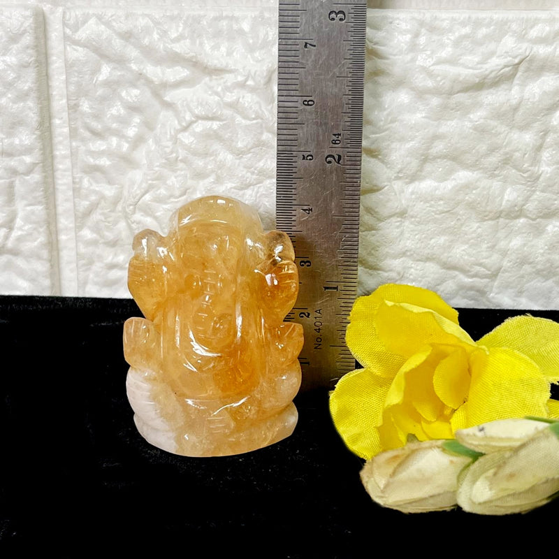 Citrine Ganesha (Joy & Abundance)