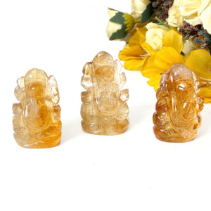 Citrine AAA Quality Ganesha (Joy & Abundance)