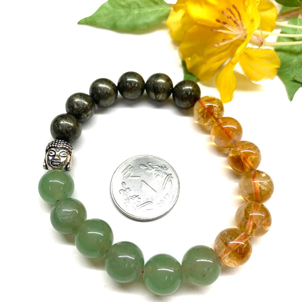 Citrine and green aventurine bracelet Clearance