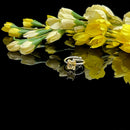 Citrine Adjustable Ring in Silver