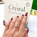 Citrine Adjustable Ring in Silver