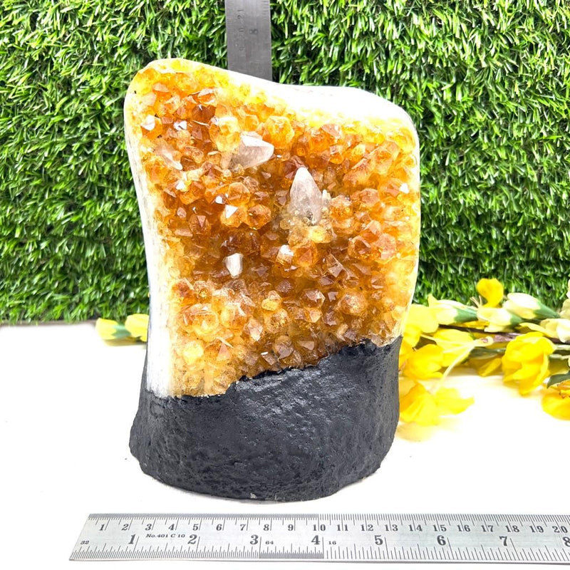 Citrine Standing Clusters AAA Extra Quality (For Career and Business)