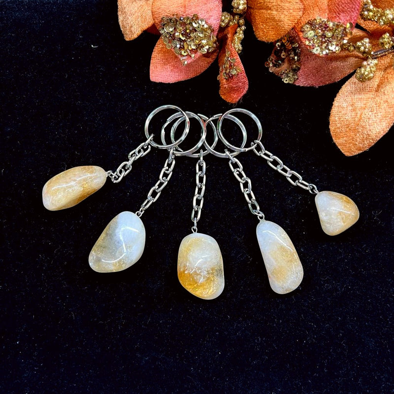 Citrine Key Ring (For Career and Wealth)