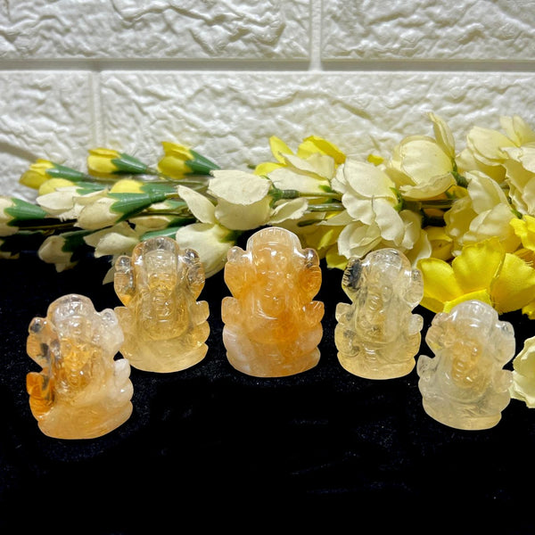 Citrine Ganesha (Joy & Abundance)