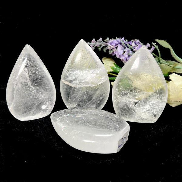 Clear Quartz Flames