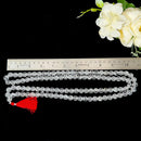 Clear Quartz Round Beads Jaap Mala Necklace (Meditation & Spiritual Growth)