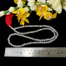 Clear Quartz Round Beads Jaap Mala Necklace (Meditation & Spiritual Growth)