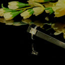 Clear Quartz Adjustable Ring in Silver