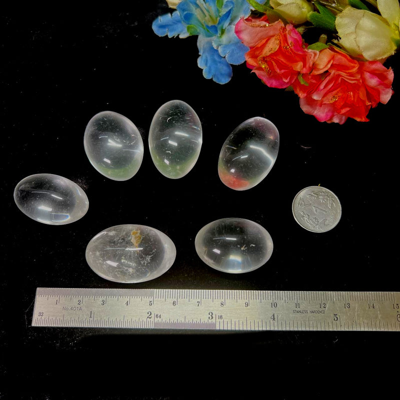 Clear Quartz AAA & Premium Quality Lingams  (yin yang balance)