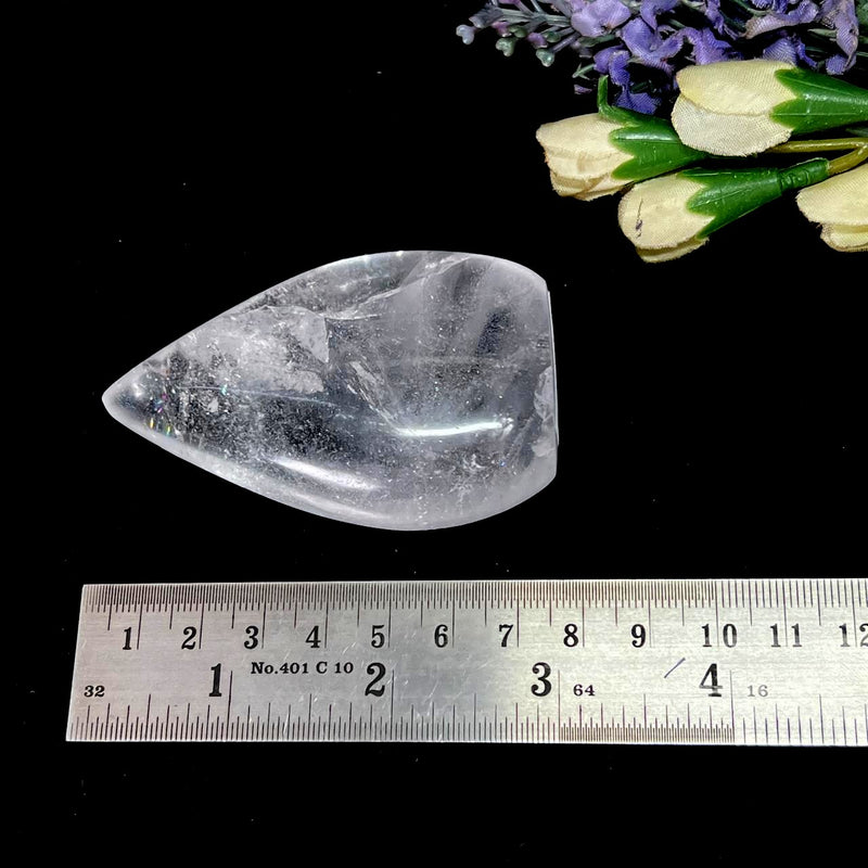 Clear Quartz Flames