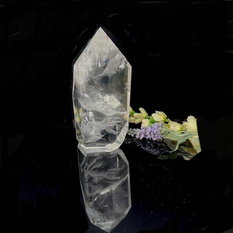 Large Clear Quartz Free Form Towers (India)