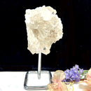 Clear Quartz Cluster on Stand