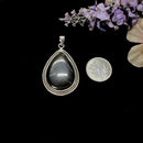 Clear Quartz Premium Pendants in Silver