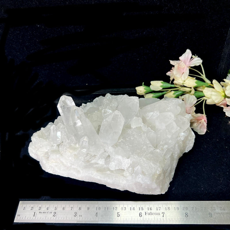 Clear Quartz Large Clusters from Brazil