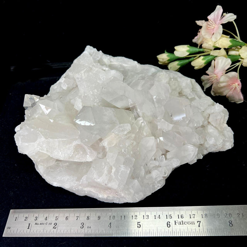 Clear Quartz Large Clusters from Brazil