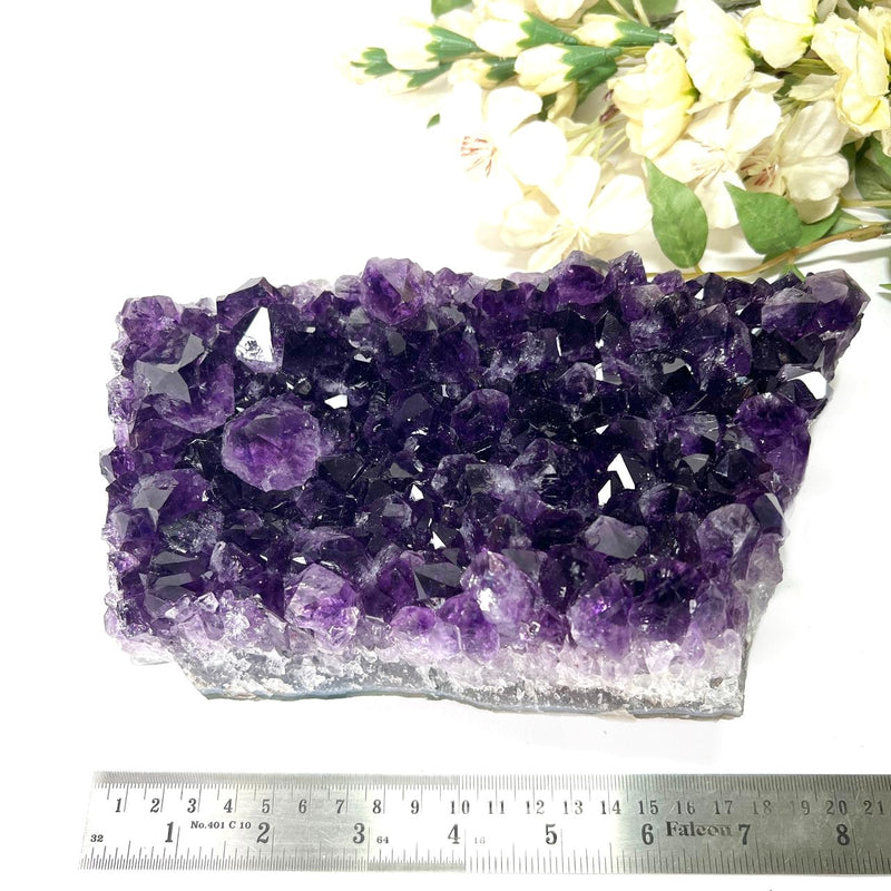 Large Amethyst Clusters in AAA Extra Quality from Brazil