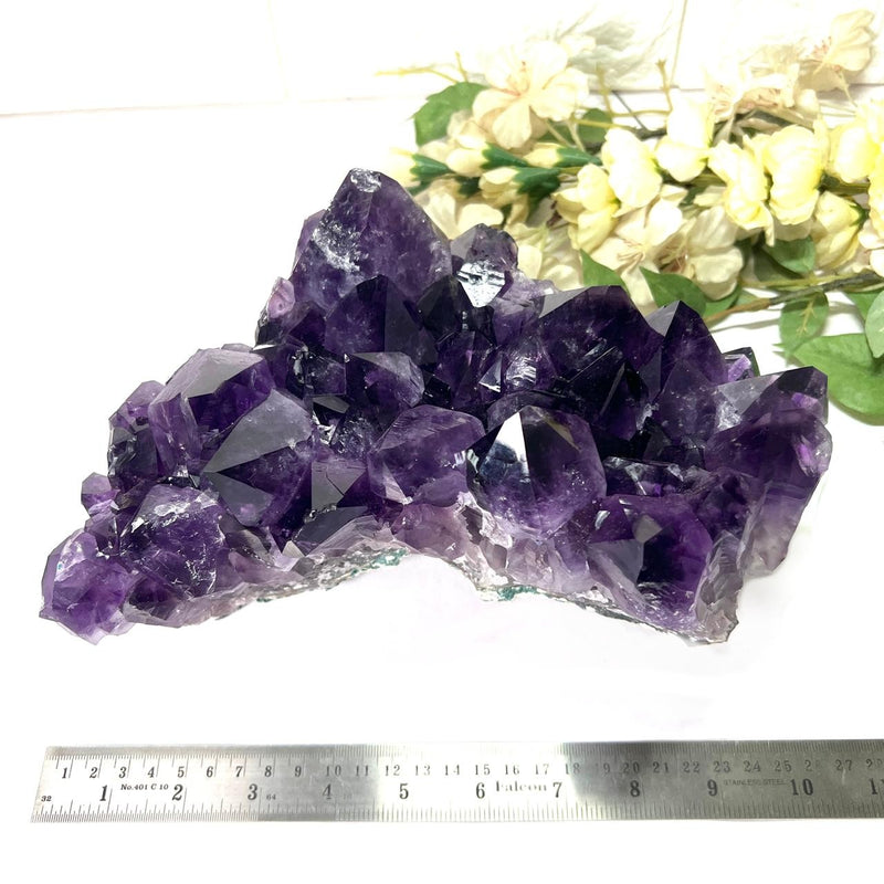 Large Amethyst Clusters in AAA Extra Quality from Brazil