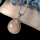Cream Moonstone Premium Pendants in Silver (Divine feminine)