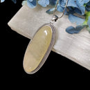 Cream Moonstone Premium Pendants in Silver (Divine feminine)