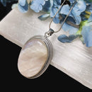 Cream Moonstone Premium Pendants in Silver (Divine feminine)