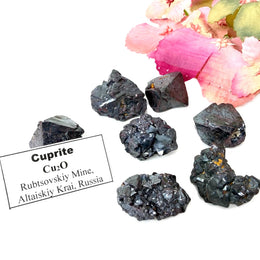 Cuprite Mineral Specimen (Rubtsovskiy Mine, Altaiskiy Krai, Russia)