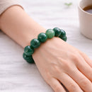 Dark Green Aventurine Bracelet (For Luck and Opportunities)