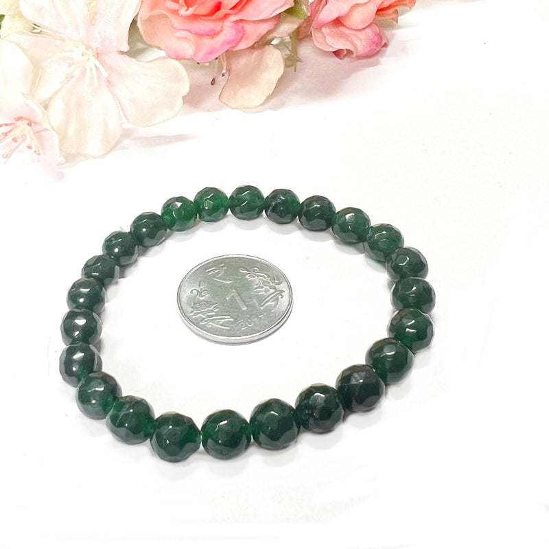 Dark Green Aventurine Bracelet (For Luck and Opportunities)