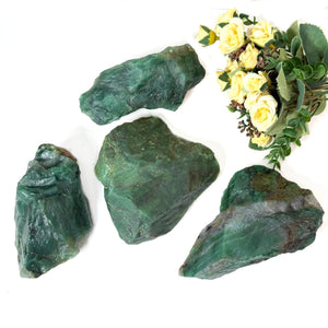 Dark Green Aventurine Rough (Luck & Opportunity)