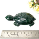Turtle in Dark Green Aventurine (Prosperity and Luck)