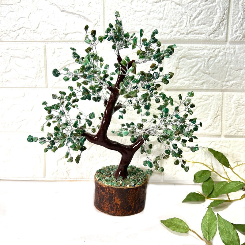 Dark Green Aventurine Tree  (Luck & Growth)