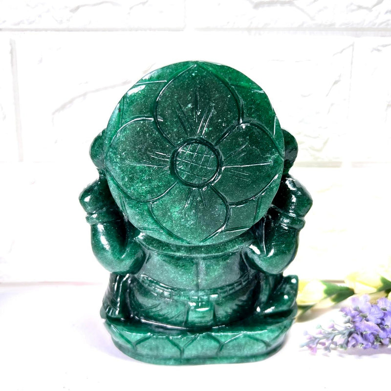 Large Ganeshas in Green Aventurine (Abundance)