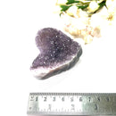 Small Amethyst Druzy Hearts  (Spirituality and Wisdom)